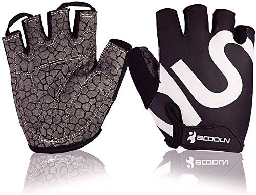 Cycling Gloves Padded Breathable Fingerless Training Gloves for Men/Women