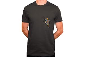 SERGENT TOBOGO Tee Shirt Link Poche Legend of Zelda - Camiseta para hombre, ecológica, color gris