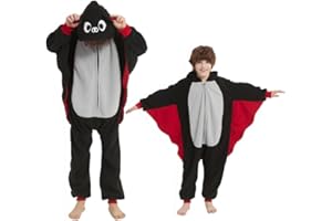 Udekit Pyjama avec Queue, Grenouillère Animale, Combinaison, Peignoir, Déguisement Cosplay, Halloween Carnaval Fête