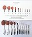 Goldrose 10 pcs Soft Oval Toothbrush Mermaid Multipurpose Makeup Brush Set Foundation Brushes Cream Contour Blush Powder Concealer Brush Cosmetics Tool(Silver)