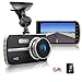 Price comparison product image SHISHUO Dash Cam - 4 Inch Big Screen 1080P HD IPS Display Vehicle Driving Recording Cameras with 16GB Micro SD Card, Built In G-Sensor, Motion Detection, Parking Monitro