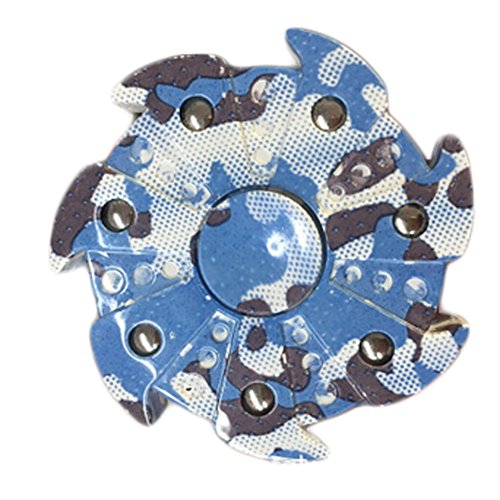 Wangyue New Windmill Fidget Hands Spinner Relieves Stress And Anxiety for Children and Adults Camouflage Blue Wangyue New Windmill Fidget Hands Spinner Relieves Stress And Anxiety for Children and Adults Camouflage Blue