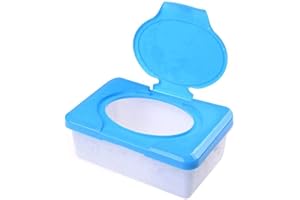 chlius Boîte À Lingettes Bébés, Lingettes en Plastique Boîte Rangement Lingettes avec Couvercle, Boîte À Mouchoirs pour Voitures, Salles Séjour, Salles Bains