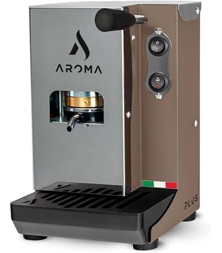 Faber Coffee Pro Deluxe - Macchina Caffé a Cialde Espresso colore Matt Black Ottone - PROBLACKBASOTT