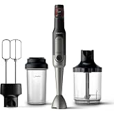 PHILIPS HR2653/90 Viva Collection Promix El Blenderi, SpeedTouch Teknolojisi ile Kusursuz G&uuml;&ccedil; Kontrol&uuml;, 800 W, Siyah