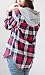Bearsland Women's Breastfeeding and Nursing Plaids Hoodie Shirt