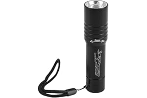 Raguso Luz de Buceo Linterna de Buceo Luces subacuáticas Portátil con Zoom Submarino 1200LM T6 Linterna de Buceo LED Impermeable Batería