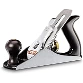 STANLEY Bailey Manual Bench Brush No. 4, 50x250 mm, Adjustable Metal Brush, Rectified Cast Iron Base, Imitation Wood Handle,
