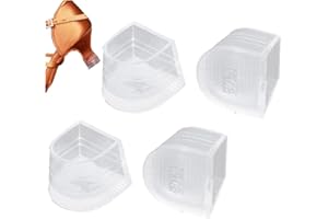 Lpitoy Protège-Talons Couvre-Talons Hauts Anti-dérapant Latin Stiletto Danse Caps Couvre Talons Hauts Silicone Protecteurs Kit d'entretien des Chaussures