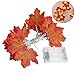 Produktbild BESTOYARD Ahorn Blätter Licht Garland String LED Batteriebetriebene Ahornblätter Banner Thanksgiving Day Party Dekoration 4 Mt (Illuminine)