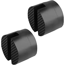 2 Patins Caoutchouc Pour Cric - Support Antidérapant 65mm Diamètre, 3500kg Charge