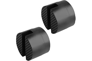 GHEART Voiture Coussin Universel pour Crics Et élévateurs, Lot de 2 Bloc de Caoutchouc Tampon, Caoutchouc Cric Universal, Tampon pour Cric avec Conception Antidérapante, Levage Voiture, Noir