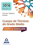 Image de Cuerpos de Técnicos de Grado Medio de la Junta de Andalucía. Test del Temario Común