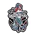 Produktbild FLOGGING MOLLY MERMAID, Officially Licensed Artwork, Premium Quality Iron-On / Sew-On, 2.75" x 3.75" Embroidered PATCH Flicken