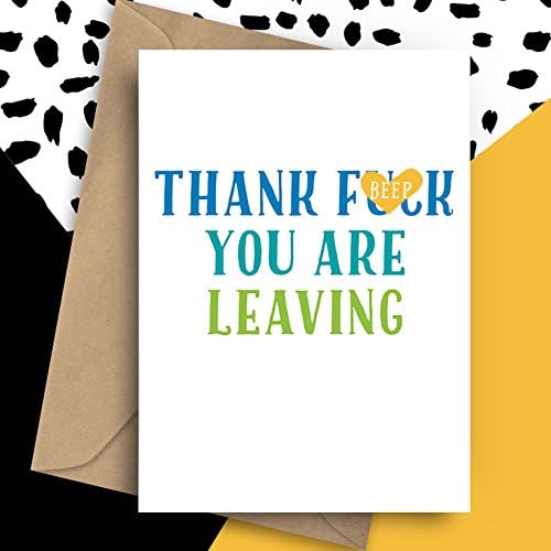 Funny Leaving Card, Leaving Job Card, Funny New Job Card, Funny Farewell Card, Funny Good Luck Card, Travelling Card, Funny Retirement Card