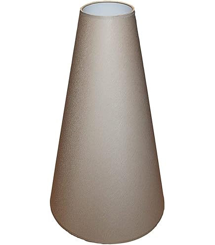 Abat-jour carré rond en coton gris ardoise