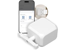 MOES Fingerbot Intelligent pour Interrupteur Rocker, Compatible avec l'Application Smart Life et le Hub Bluetooth MOES Tuya pour Alexa, Google Home et Contrôle par Minuterie, Blanc