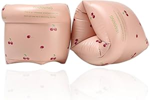 VREDER Swim Armbands for Adults & Kids, Inflatable Arm Flotation Rolls, Thickened Buoyancy Training Aid