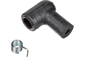 Greenstar Zündkerzenstecker für Rasenmäher, Universal, Gummi, Nadel, Draht Ø: 5 mm, 18463, Langlebig, Platin, 1 Stück