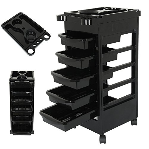 MultiWare Salon Hairdresser Barber Beauty Storage Trolley Hair Drawers Colouring Cart Spa