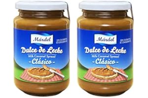 EAT PRIME FOODS Dulce de Leche Lot de 2 pâtes à tartiner classiques 473,6 g | Consistance homogène parfaite pour les crêpes, toasts, brownies, crème glacée et plus | Sans gluten | Sans huile de palme | Sans