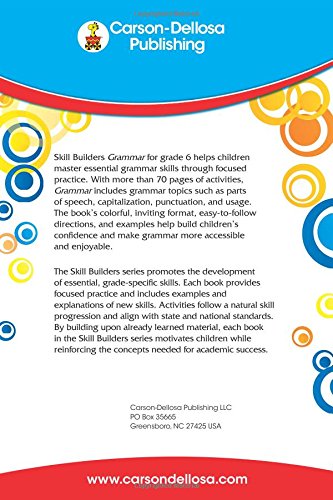 Grammar, Grade 6 (Skill Builders (Carson-Dellosa))