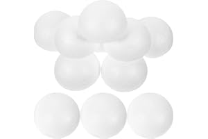 Healifty - 100 sfere di polistirolo per artigianato fai da te e modellismo, decorazioni per albero di Natale, 4 cm
