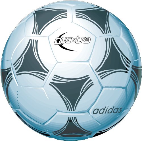 Preisvergleich Produktbild Adidas Questra Soccer Ball Hochwertigen Auto-Autoaufkleber 12 x 12 cm