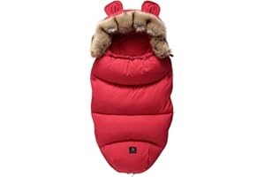 MANYO. Manyo Chanceliere Universelle pour Poussette, Couverture pour Poussette Sac de Couchage Bébé Hiver, Accessoire Poussette Chaises Porte-Bébé (Rouge)