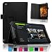 Produktbild Infiland NVIDIA SHIELD Tablet K1 / NVIDIA SHIELD Tablet Hülle Case -Slim Fit Folio PU-lederne dünne Kunstleder Schutzhülle Cover Tasche für 2015 NVIDIA SHIELD Tablet K1 (Newest Version) / 2014 NVIDIA Shield 2 Tablet (8 Zoll)(mit Auto Schlaf / Wach Funktion)(Schwarz)