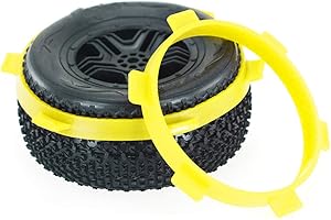 KIMISS Caucho de Montaje de Neumáticos, Accesorios para RC 1 8 Off Road RC Neumático Pegamento Banda Herramienta Kit de Herramientas Vehículos 1 10 Camiones de Corta Distancia (Amarillo) (Amarillo)