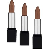 Note Cosmetics Mattever Lipstick 02 Spring Dress Yarı Mat Saten Bitişli Ruj, Kahverengi (3 paketi)