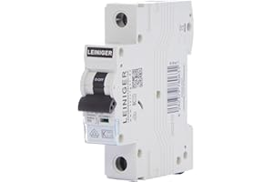 ASVENDO LEINIGER Disjoncteur / Interrupteur LS / Disjoncteur automatique / Fusible / 1 pôle / 3 pôles / B ou C / 2 A - 63 A / Certifié VDE (1 pôle B : 16 A)