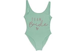 LXURY Bikini Triangolo Donna Team Bride One-Piece Costume da Bagno Squad Donne Costume da Bagno del Partito Bachelorette Costume da Bagno Estivo Beachwear Costume da Bagno