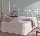 HOGARES CON ESTILO - Cabecero de Forja nacional modelo PALMA para una cama de 135 cms. (Varios colores y medidas disponibles).