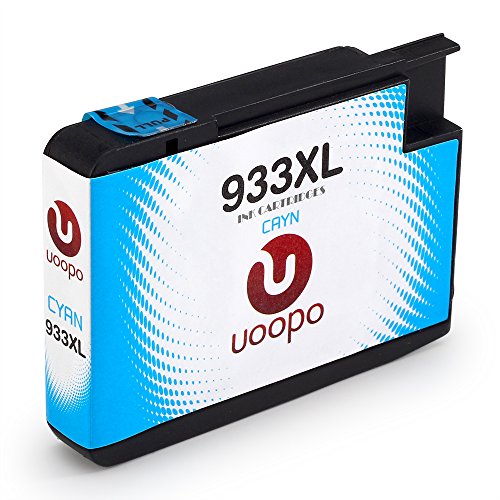 Uoopo Kompatibel Ersatz für HP 932XL 933XL Tintenpatronen,Multipack Patronen (3 Schwarz 1Blau 1Rot 1Gelb) mit Hoher Reichweite Kompatibel mit HP Officejet 6700 premium 6600 6100 7612 7110 7610 Drucker. - 3