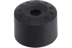 Capuchons de rechange d'origine Volkswagen pour boulons de roue (pour Polo, Golf, Passat, Touran, etc.)avec crochet d'enlèvement