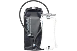 Hydrapak HydraSleeve - Insulated Sleeve with Shape-Shift Low-Profile Water Bladder/Reservoir for Hydration Backpacks, 3-Liter (100 oz.), High Flow Bite Valve, Safe & Reliable
