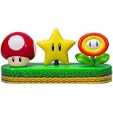 Paladone S&uuml;per Mario Simge Işığı - Resmi Lisanslı Mario Brothers Serbest Daimi Masa Lambası, Oyun Odası Dekoru ve Erkek ve Kı