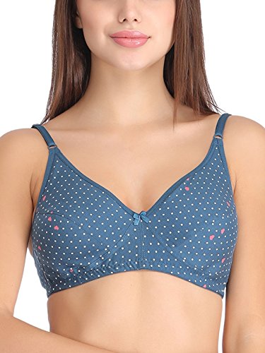 Clovia Cotton Non-Padded Demi Cup Printed Bra RS.249 (50.00% Off) - Amazon