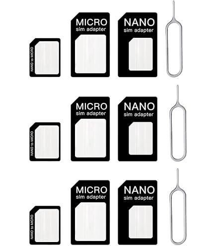 Adattatore SIM Universale 3 In 1 - Converti Nano SIM In Micro SIM E Standard - Kit Adattatore Per IPhone E Tutti I Telefoni - Zioshop-it
