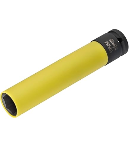 Proxxon 23974 Dopsleutelinzet IMPACT, extra lang voor gebruik met persluchtschroevendraaiers, extreme slijtvastheid, 1/2 inch, lengte: 130 mm, diameter 19 mm, koppel: 500 Nm
