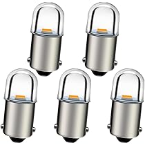 Lampadina LED Moto H4 Giallo Limone 6V - Super Luminosa, 54SMD, Non Polarit&agrave;, Per Fari E Fendinebbia