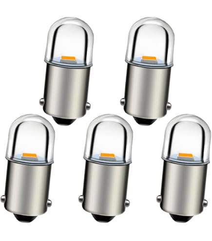 Ruiandsion BA9S - Lampadina a LED 895 1891 53 57, 6-30 V, non polarità, chipset 3535 1SMD, driver integrato per interni auto, plafoniera, targa, vano portaoggetti, luci per vano portaoggetti