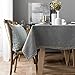 Produktbild fdsa Europe Luxury Christmas Tablecloth Waterproof Cotton Linen Embroidery lace Decorative Grey Rectangular Tablecloth Home Textiles Style A