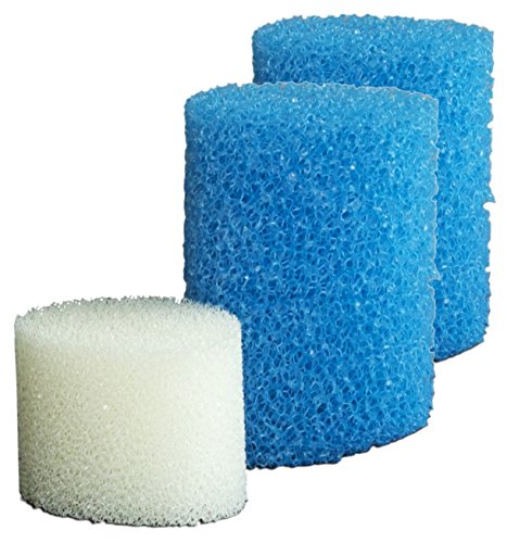 Sicce993200 Replacement Filter Sponge Set for Internal Filter Shark Advanced 2xblue, 1xwhite