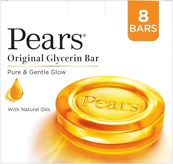 Pears Original Glycerin Soap Bar - Pure & Gentle Glow | With 98% Pure…