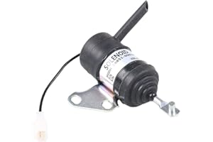 GCDN 12V Carburante Arresto Solenoide per Kubota Tagliaerba Trattore Escavatore Rtv RTV900, Solenoide Valvola Carburante Stop Solenoide