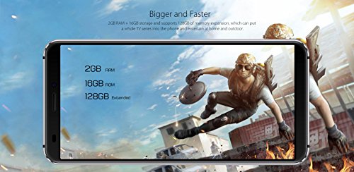 Blackview S6-5,7 4G FDD-LTE Smartphone, 18:9 Infinity Display, Android 7.0 Quad Core 2GB+16GB, SONY Fotocamera 8MP+0.3MP & 5MP, Impronte Digitali, 4180mAh 2-SIM Telefono Cellulari Sbloccato