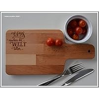 Opa Brett Frühstücksbrett Schneidebrett Gravur